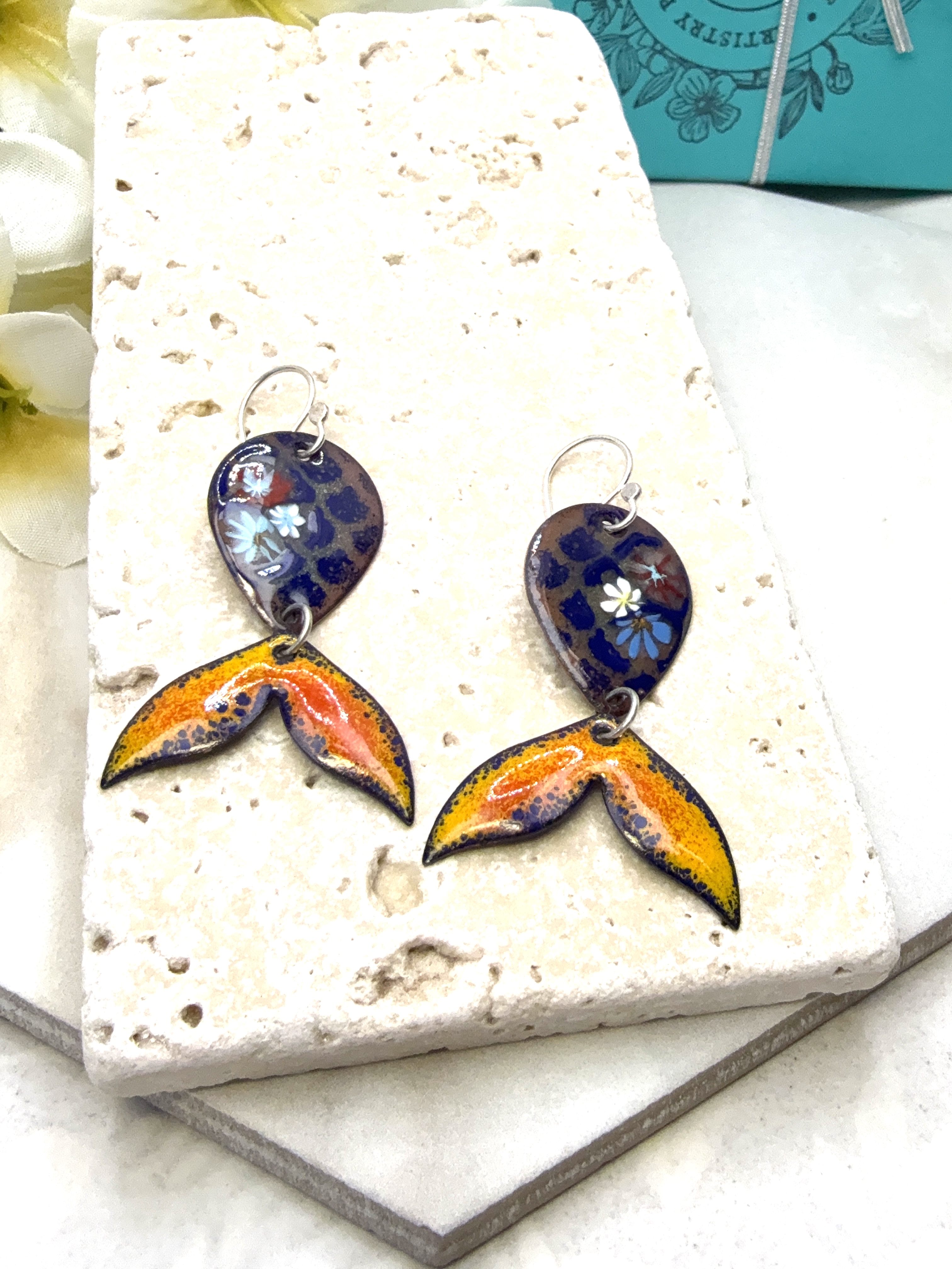 Mermaid Tails With Flowers