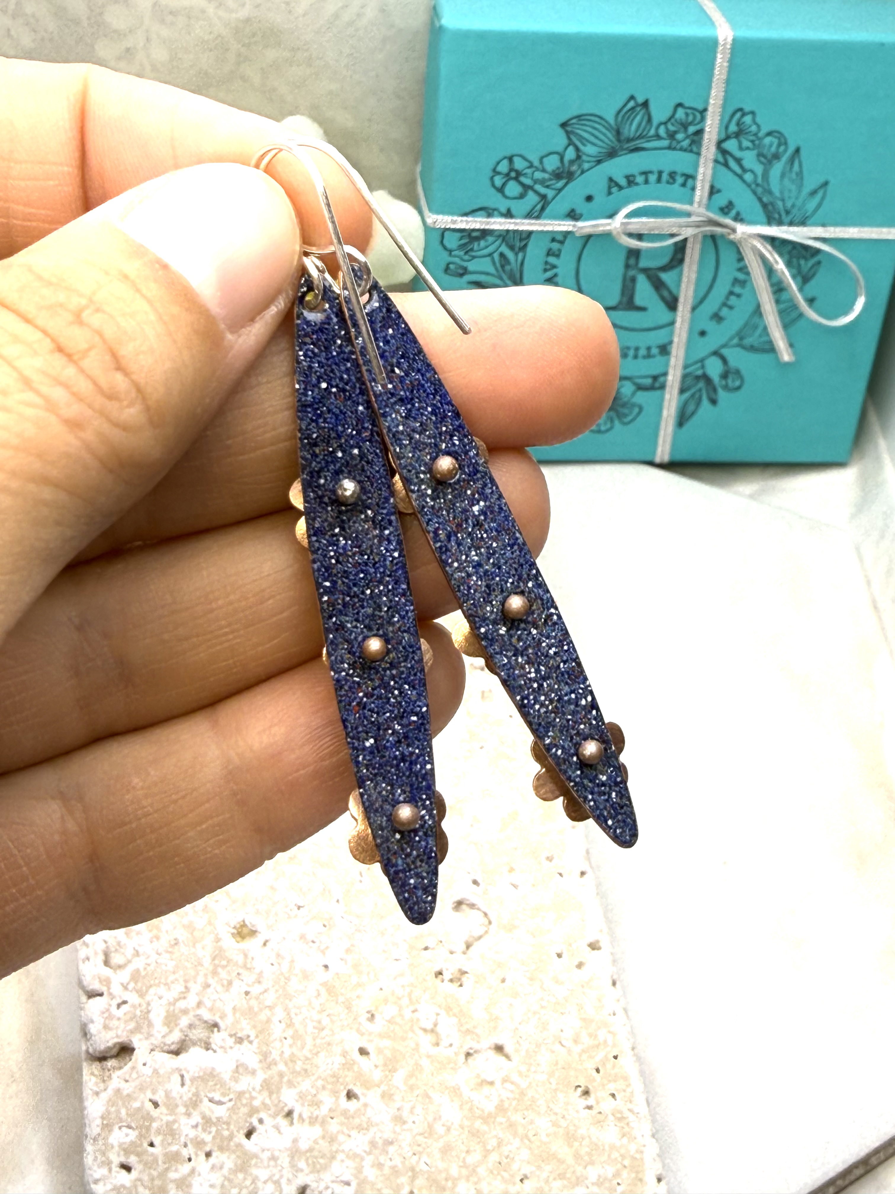 Pinned Floral Earrings