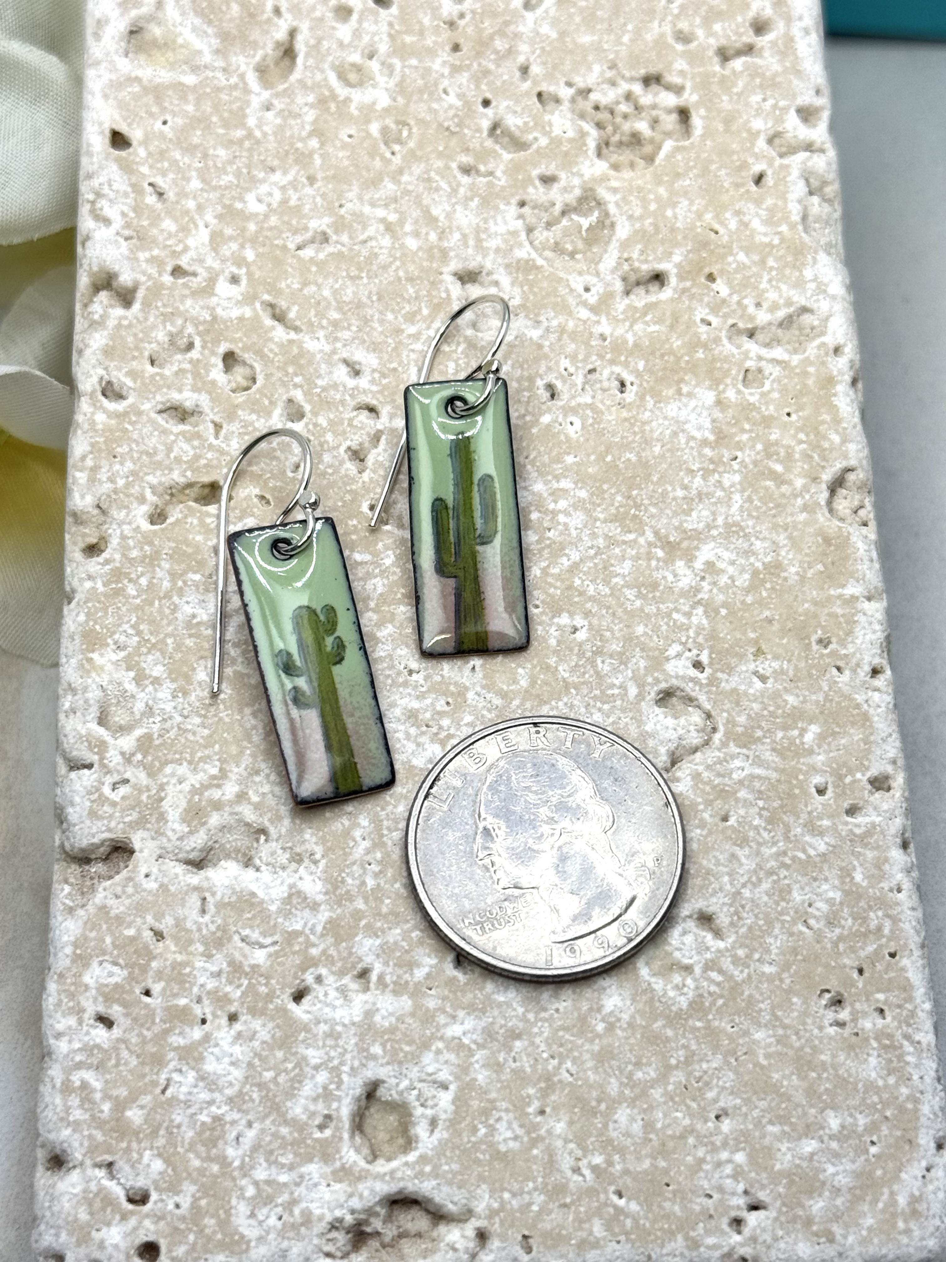 Mini Cactus Earrings