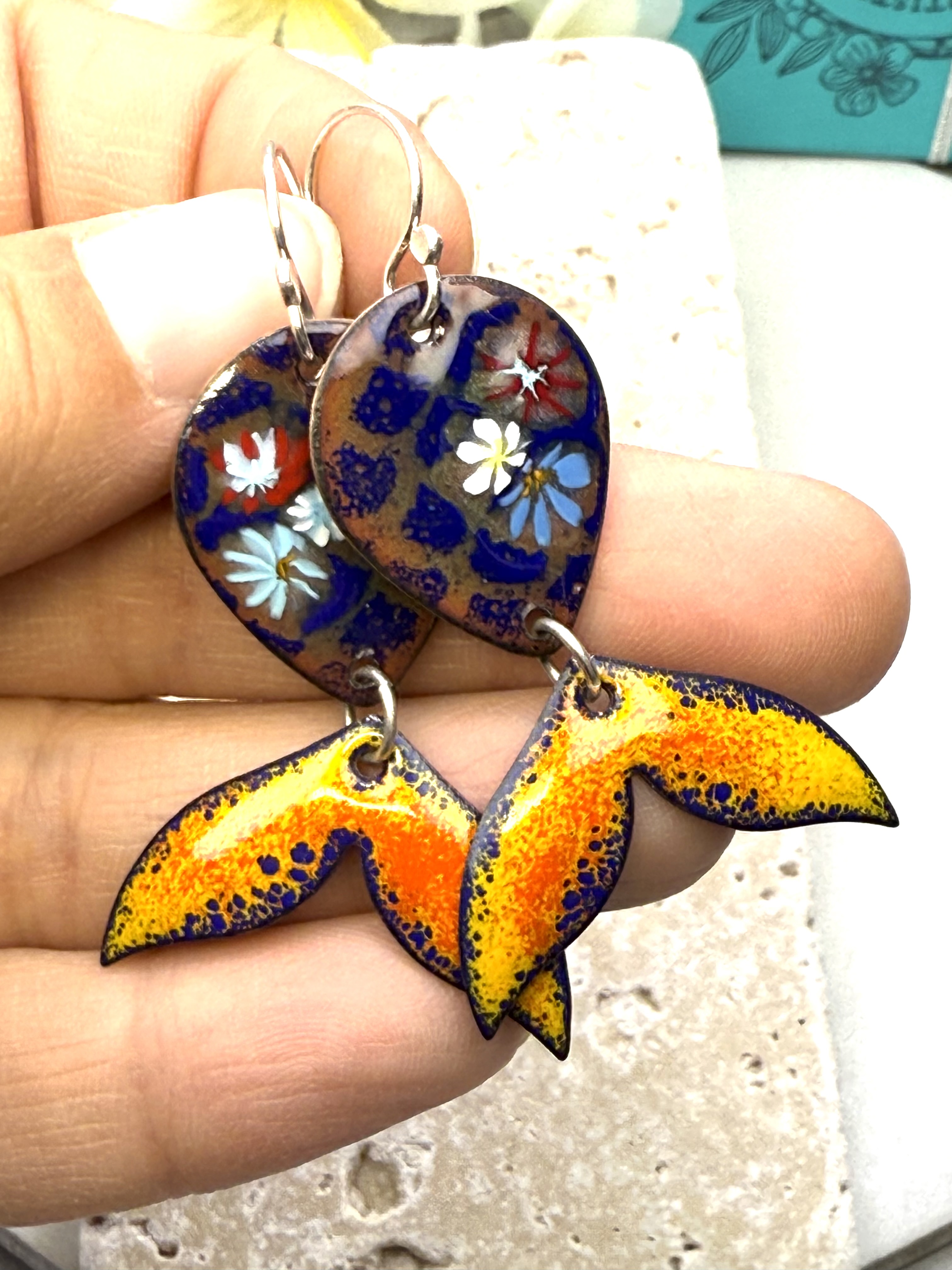 Mermaid Tails With Flowers