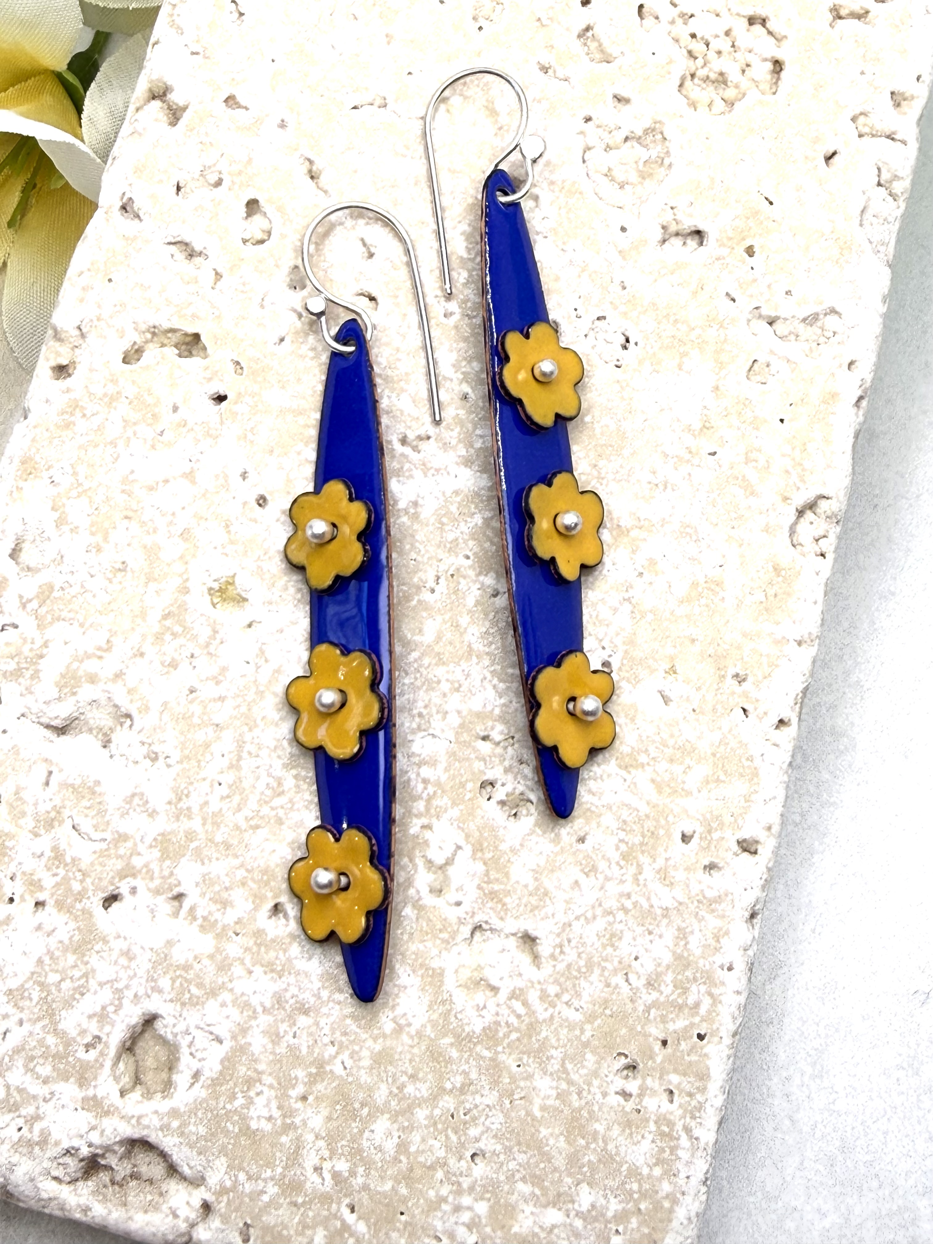 Pinned Floral Earrings