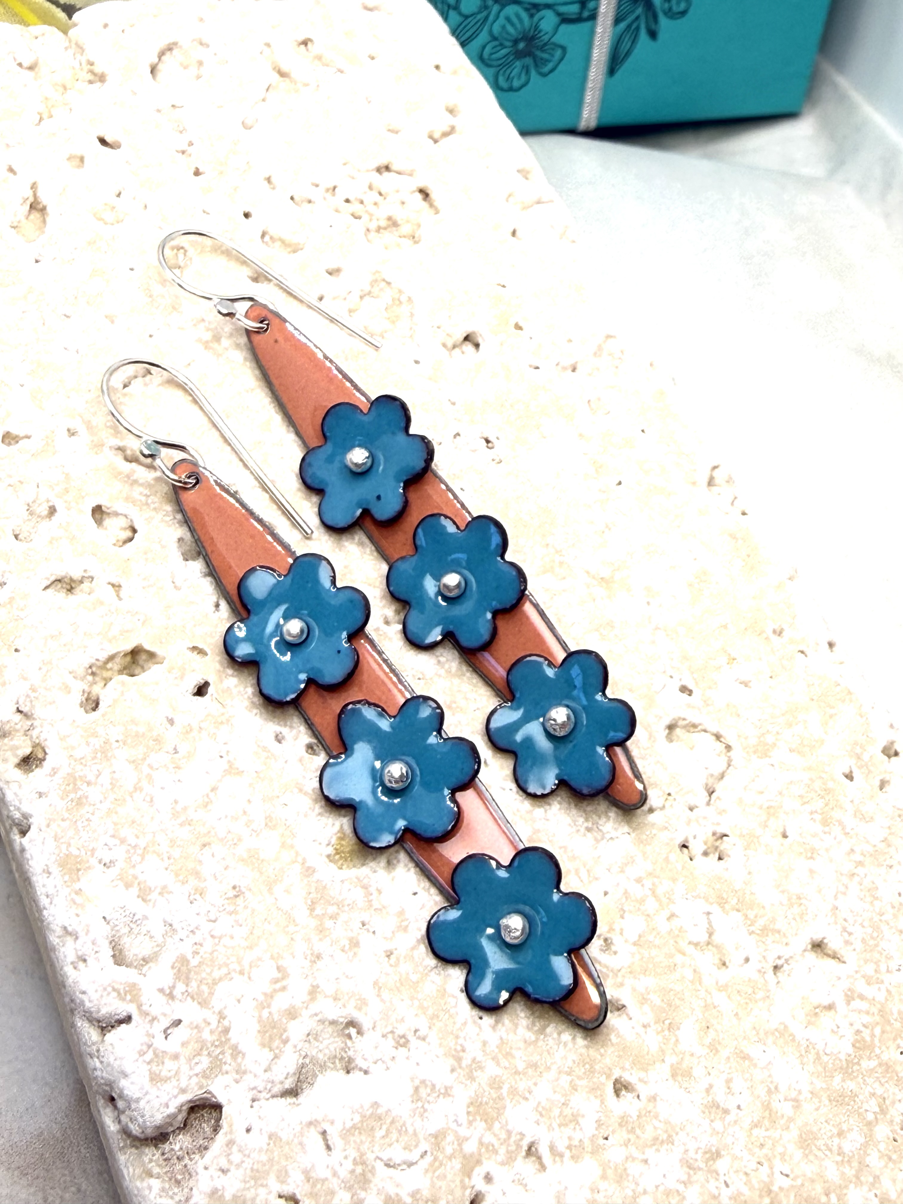 Pinned Floral Earrings