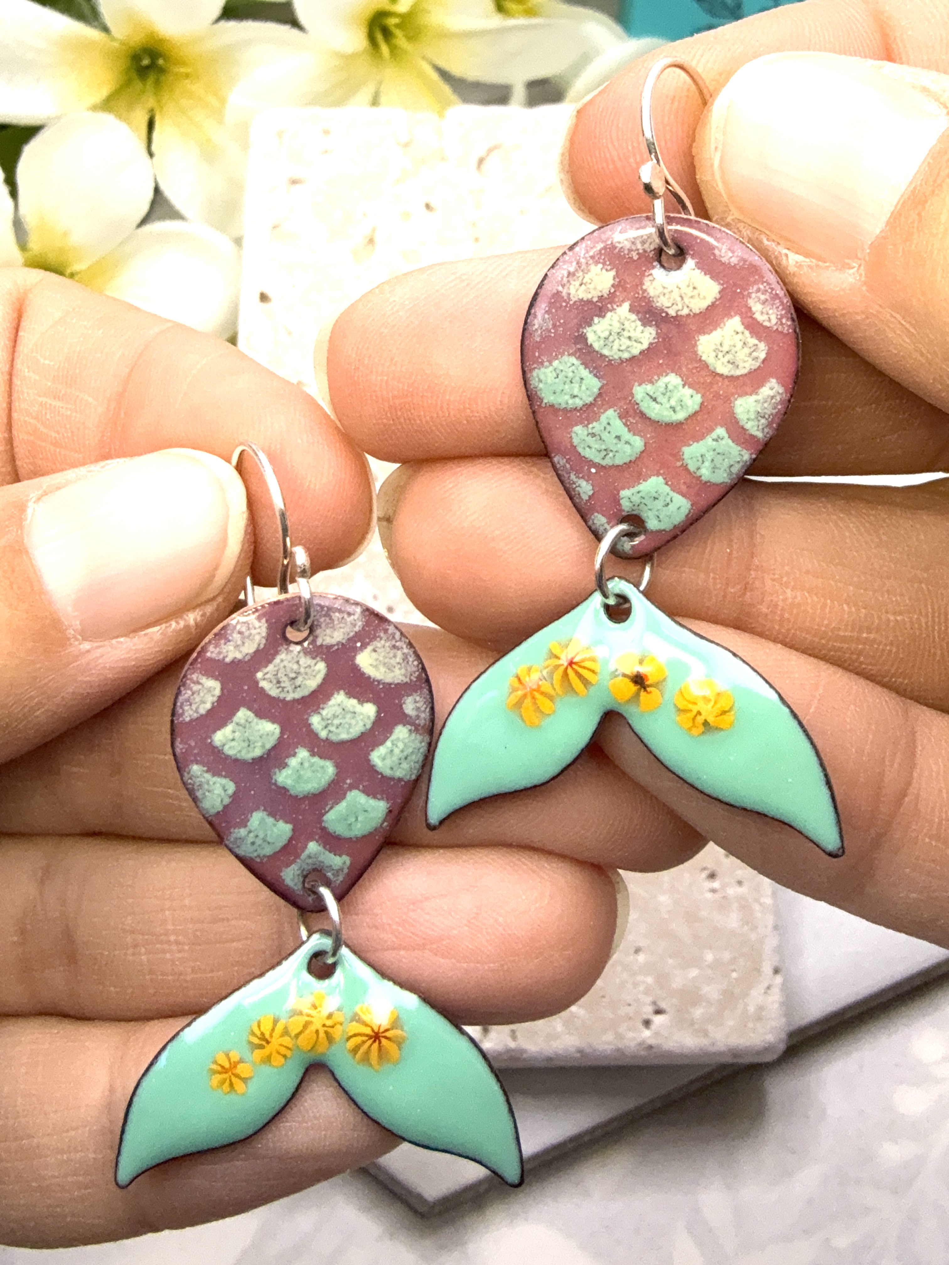 Mermaid Tail Earrings