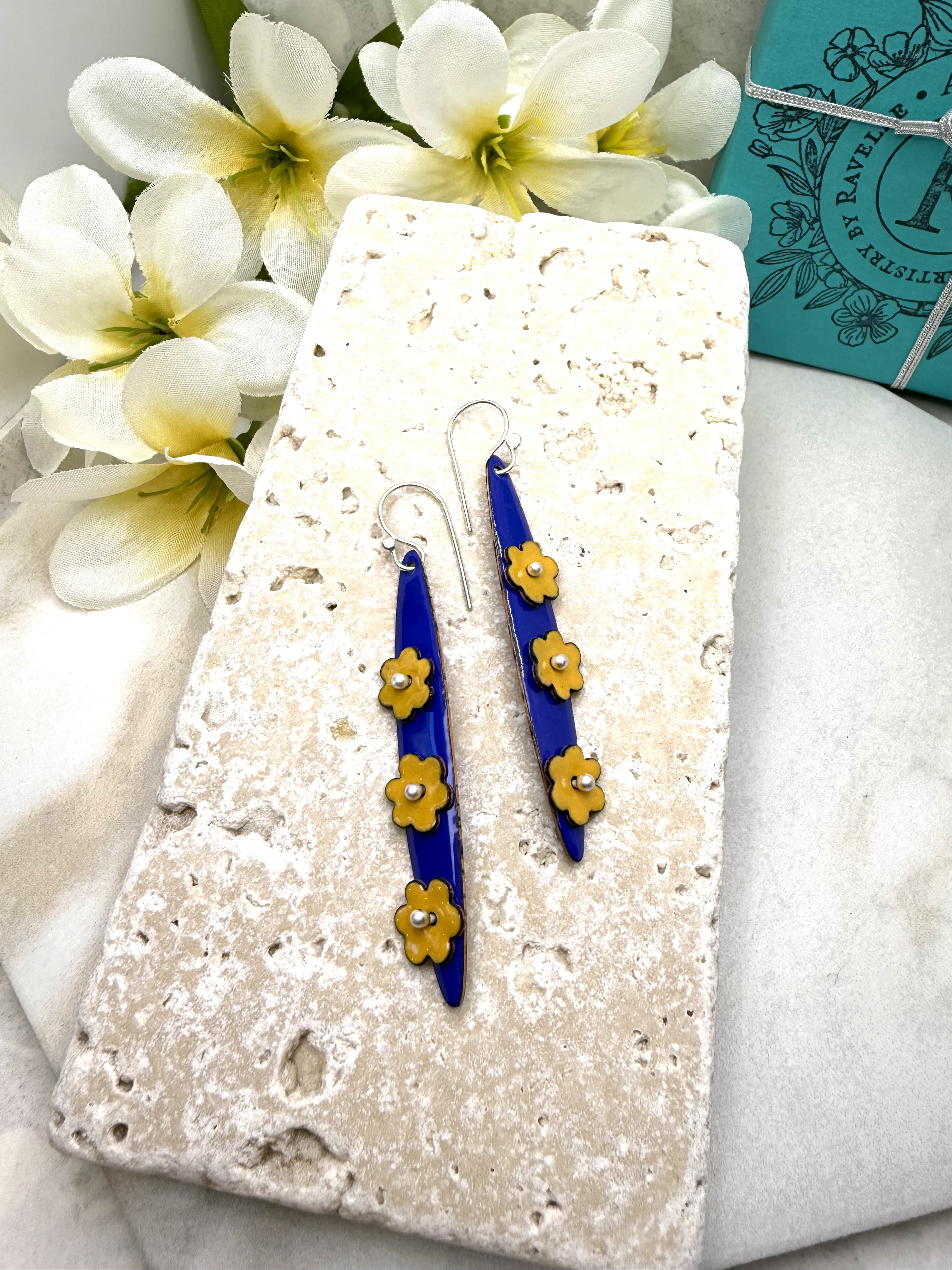 Pinned Floral Earrings