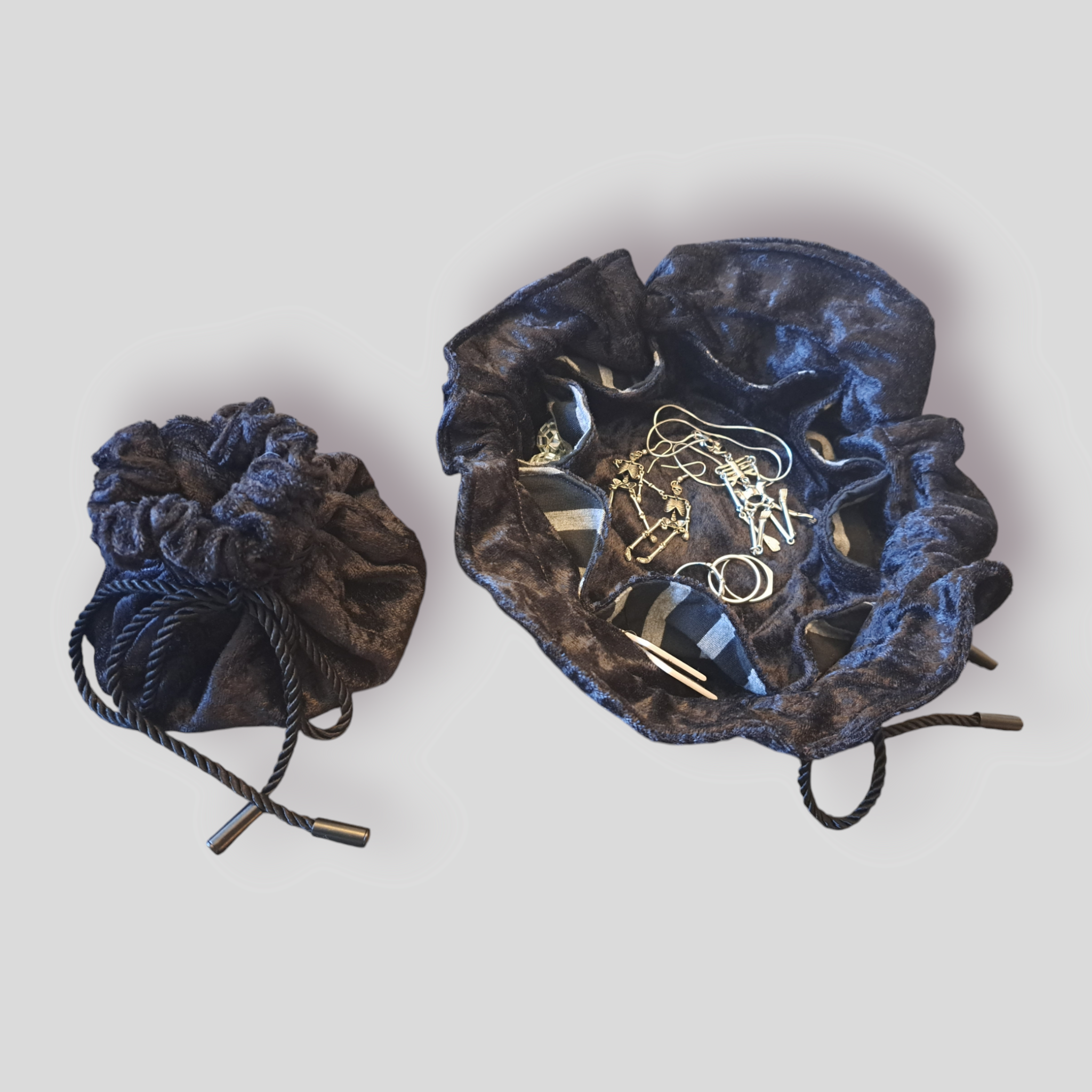 Black Velvet Pouch