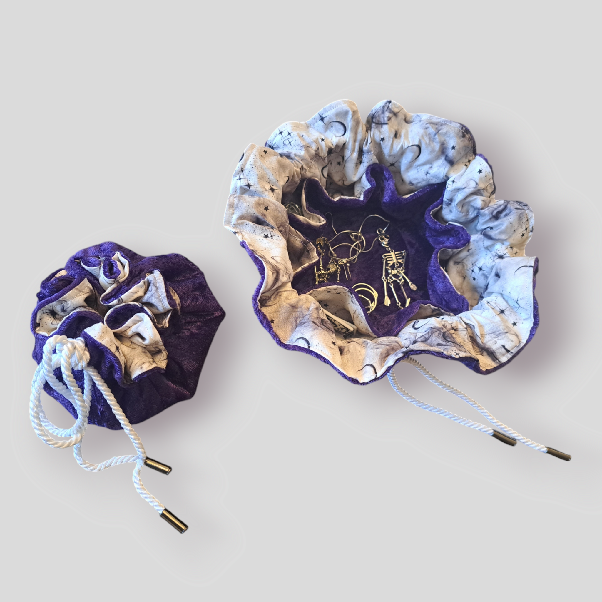 Purple Velvet Pouch