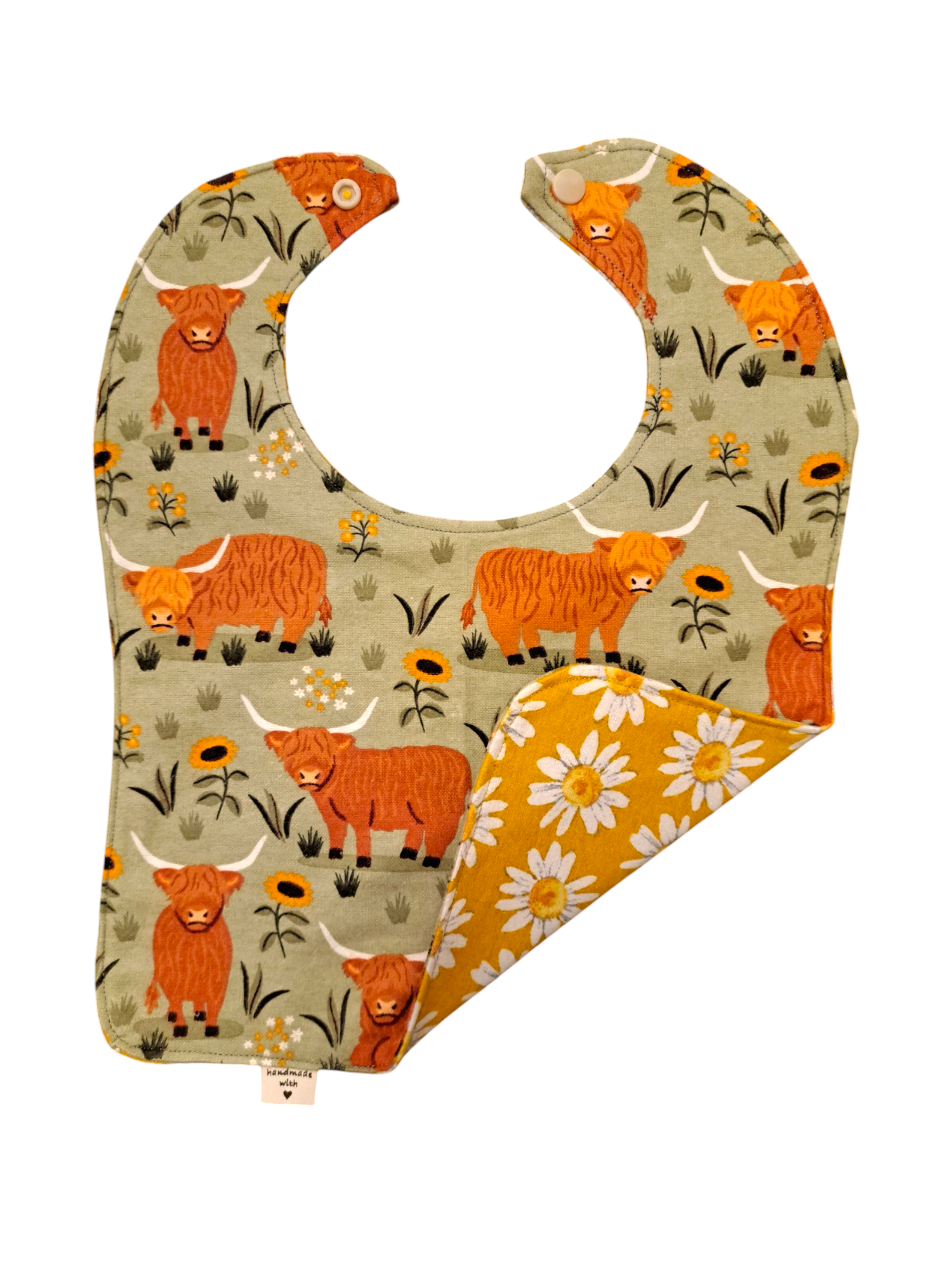 Highland Cow Bib