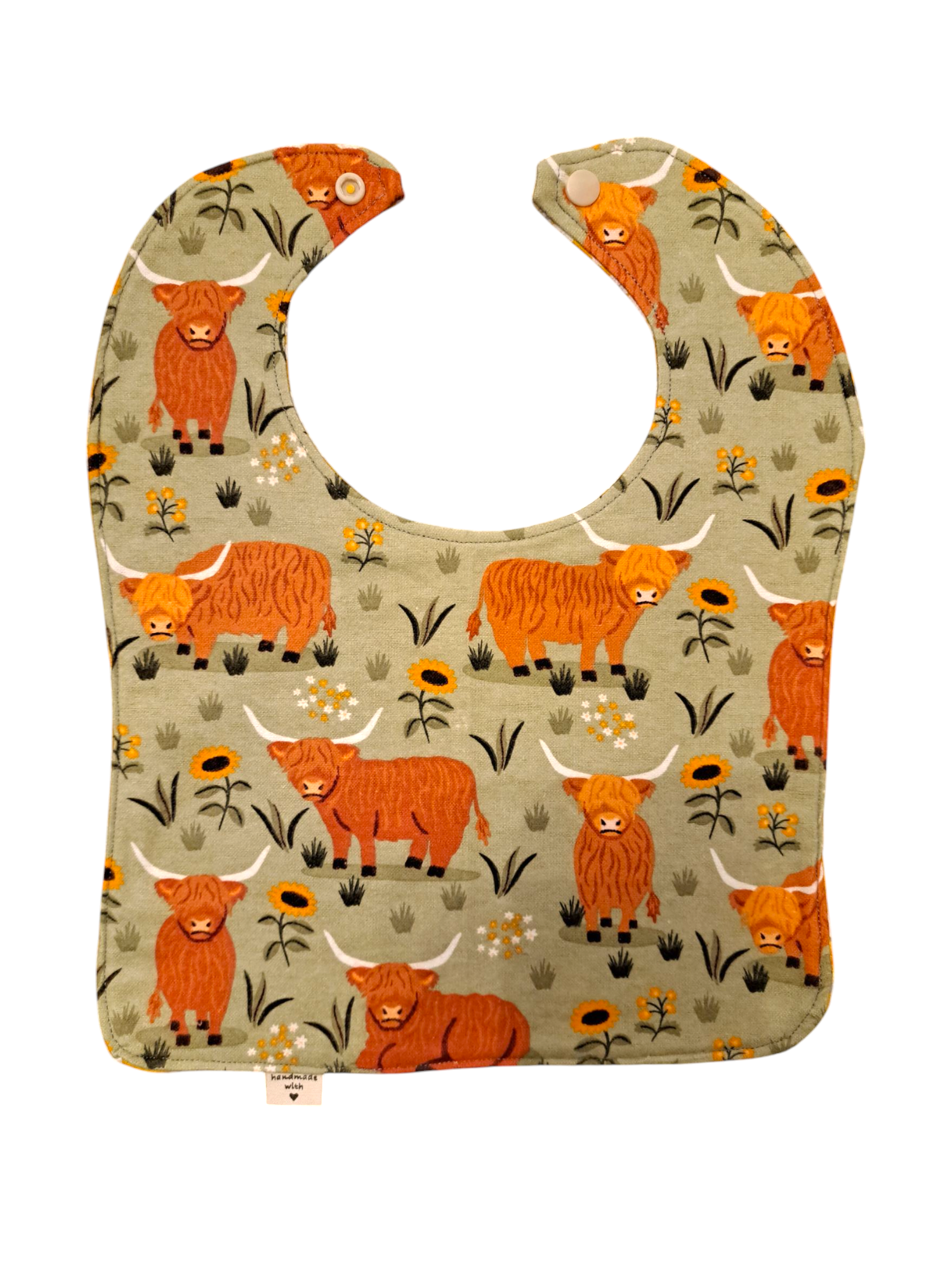 Highland Cow Bib