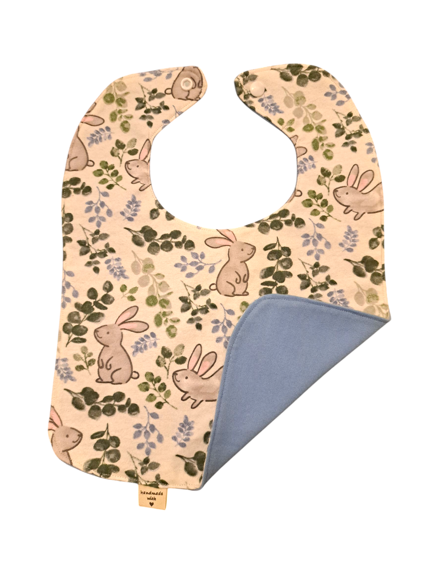 Blue Bunny Bib