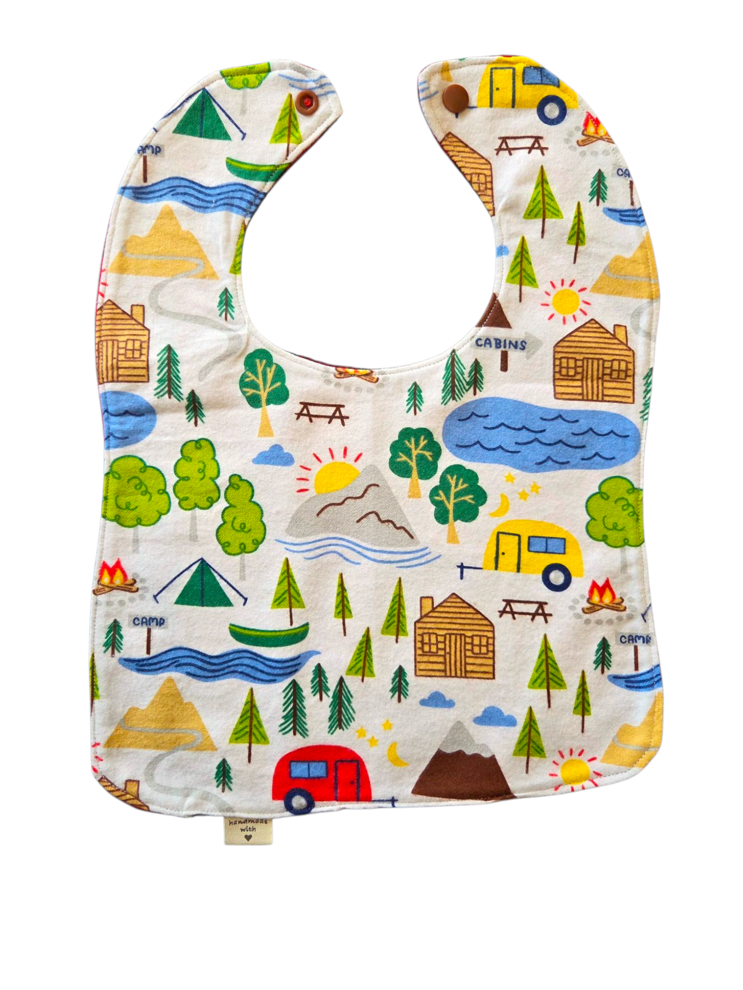 Buffalo Red Camping Bib