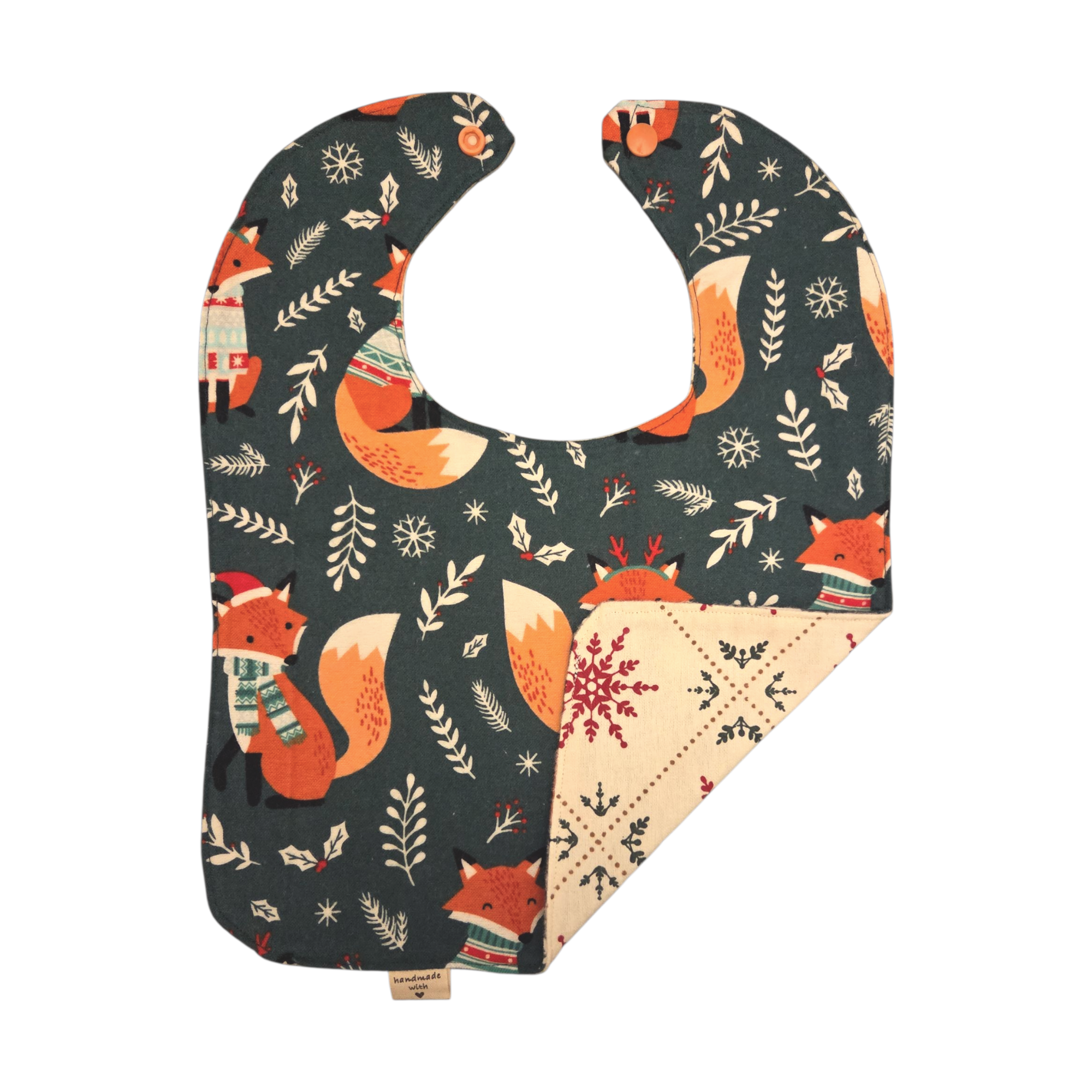 Santa Fox Stars Bib