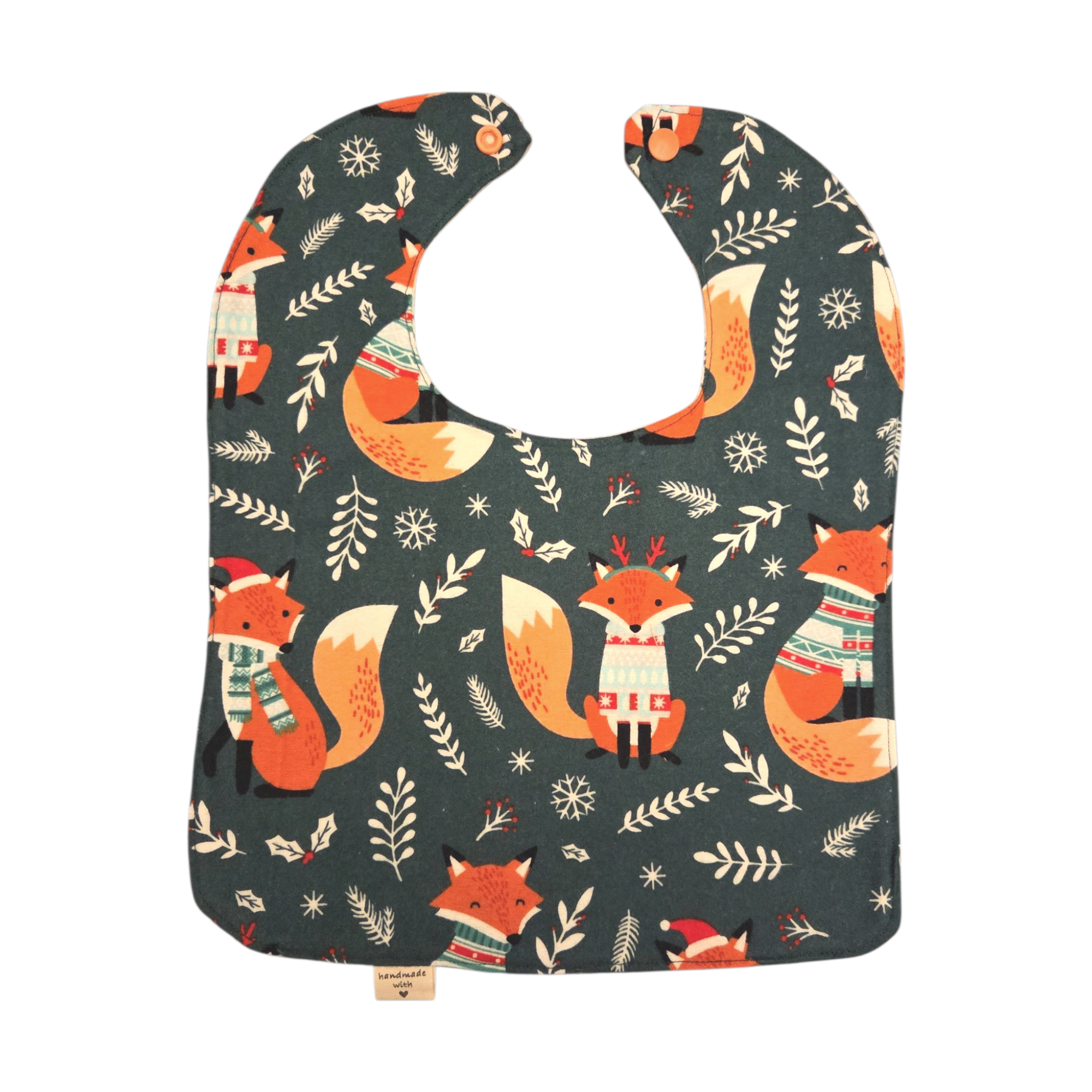 Santa Fox Stars Bib