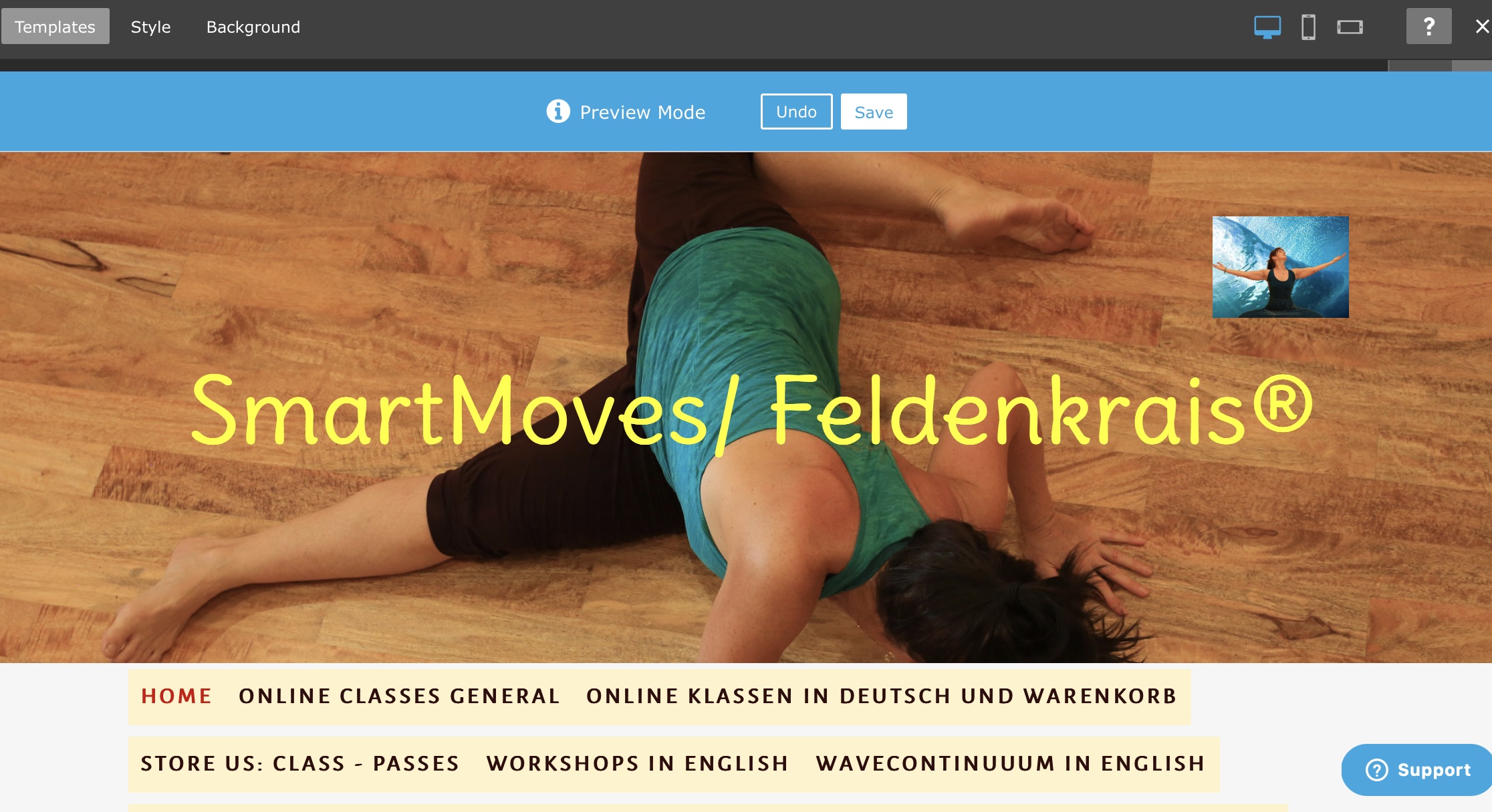 1 English SmartMoves/Feldenkrais Class online life