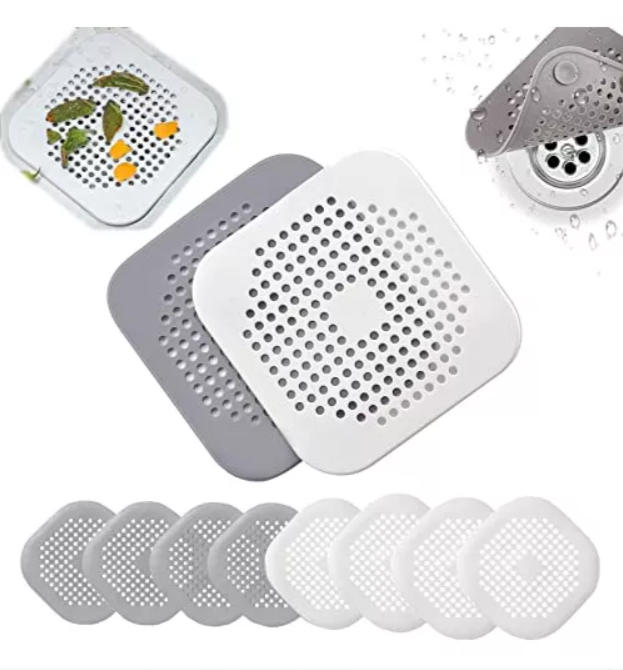 Protector Drenaje De Silicona Para Duchas Fregadero Baños
