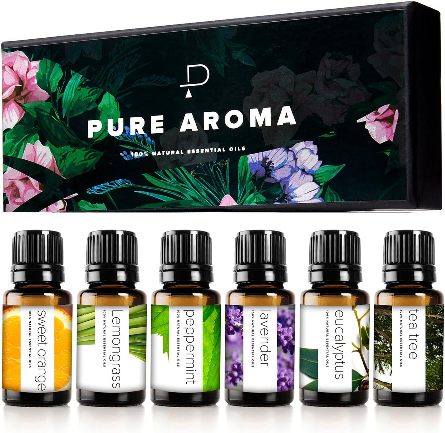 Esencias Aromáticas Aceites Para Humificador Difusor Set X6 PURE AROMA