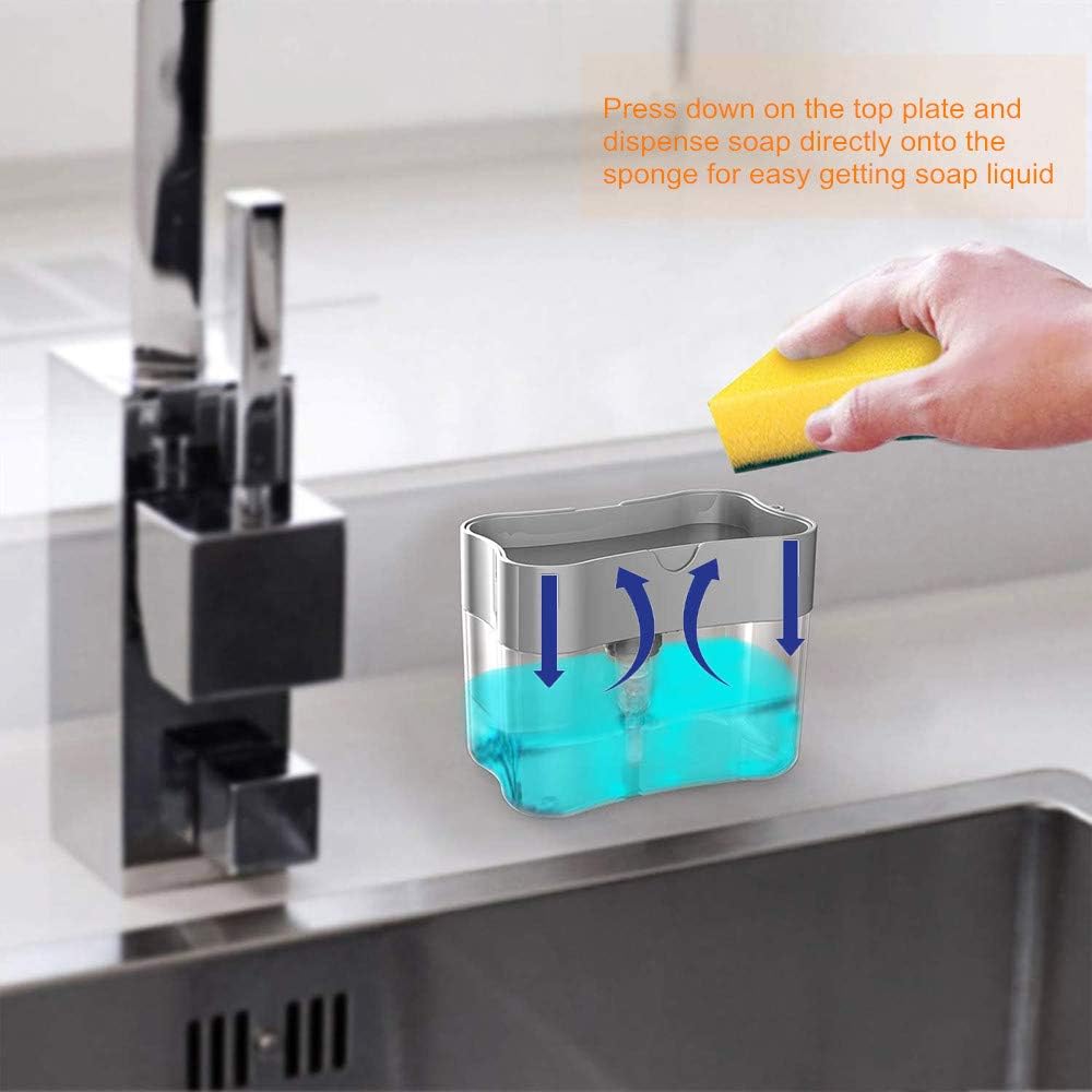 Dispensador Porta Esponja Automático Detergente liquido fregadero