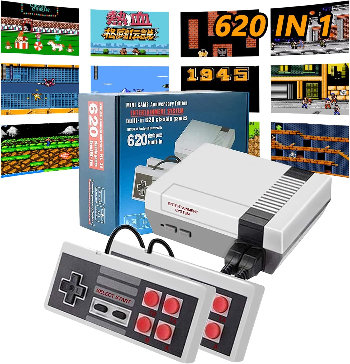 Nintendo Mini Consola De Juegos Clásicos 620 juegos retro