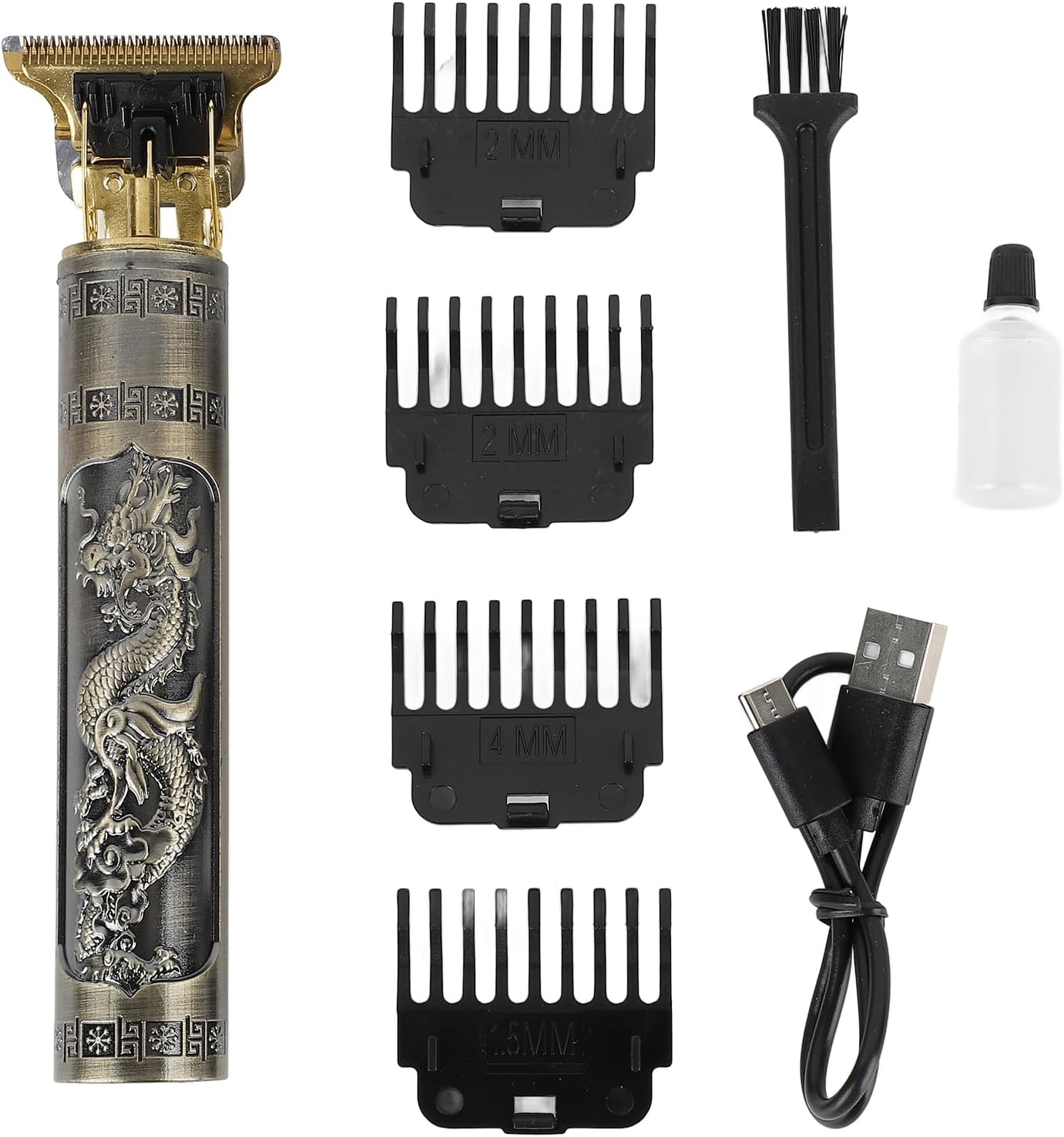 Maquina Afeitar Vintage Profesional Recargable con su Kit