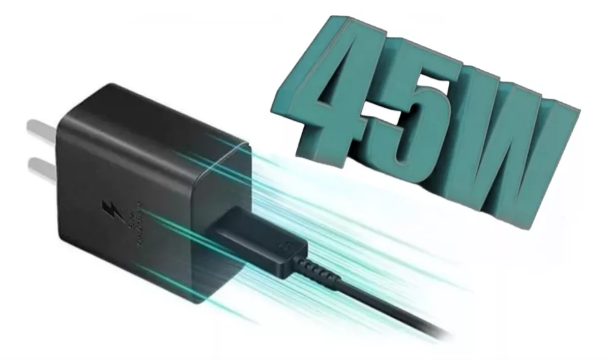 Cargador Cubo Samsung 45w Carga Rápida Usb C Certificado