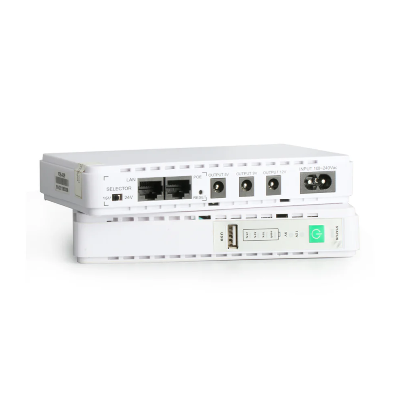 Mini Ups 8800mah Doble Selector Out 9v/12v Poe 12v/24v 