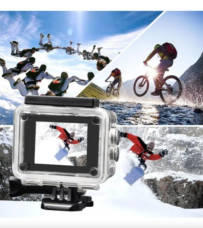 Camara Sports 1080 Deportiva Ultra HD Waterproof Tipo Go Pro Sumergible
