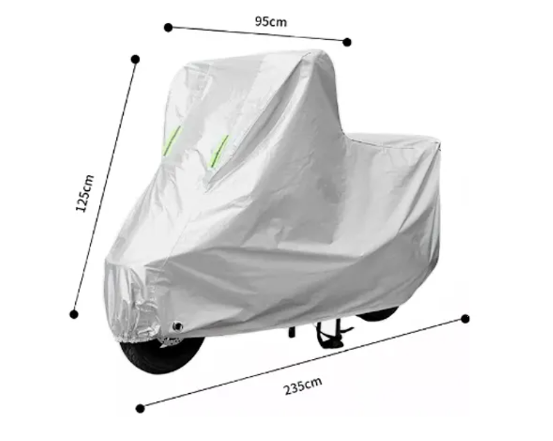 Forro Cobertor Impermeable De Moto Y Bicicleta Con Broche