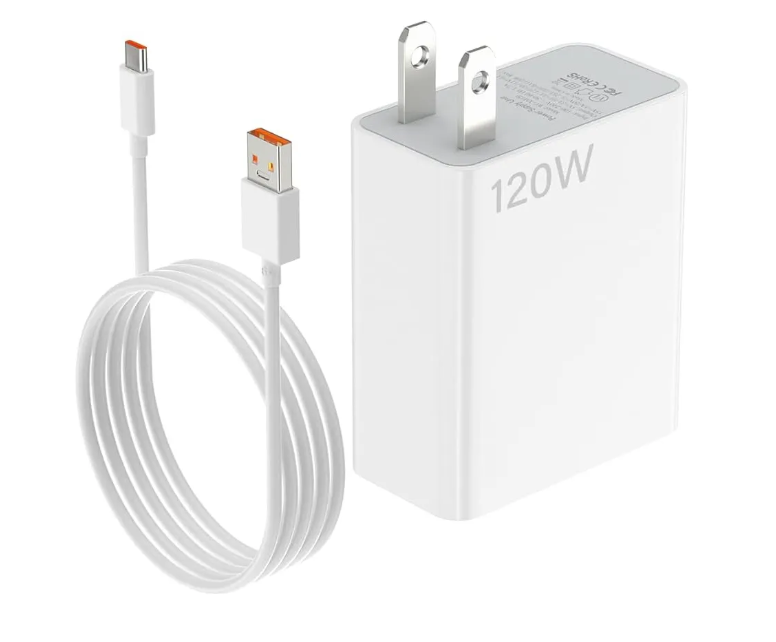 Cargador Xiaomi Tipo C Carga Rápida 120w Turbo Charge 