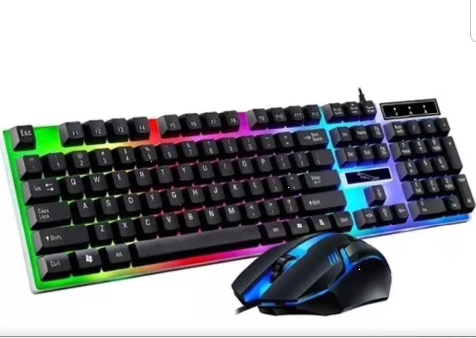 Kit De Teclado Y Mouse Retroiluminado Gamer
