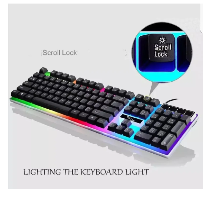 Kit De Teclado Y Mouse Retroiluminado Gamer