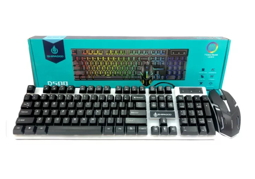 Kit De Teclado Y Mouse Retroiluminado Gamer