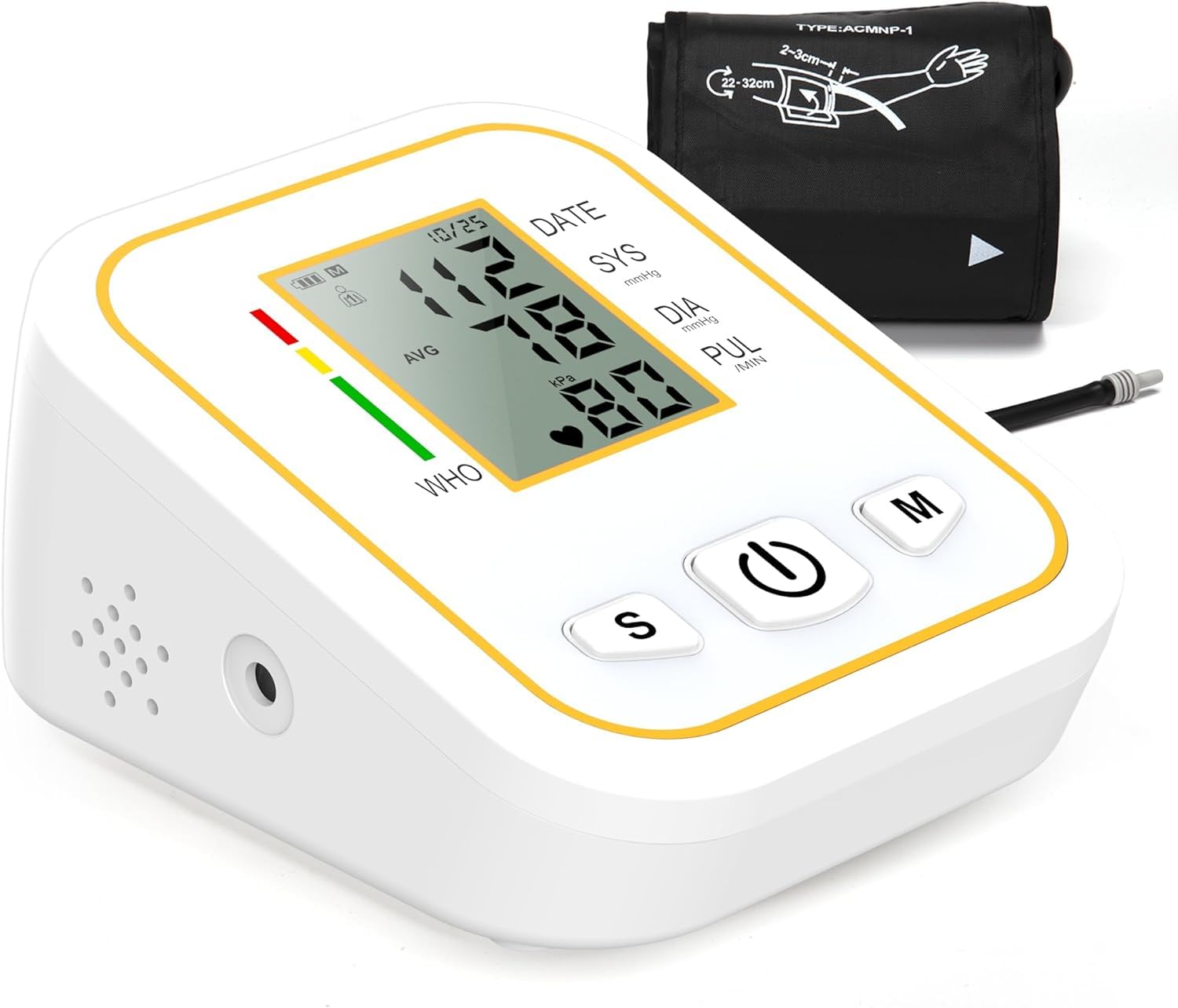 Tensiómetro Digital De Brazo Recargable Con VOZ de Calidad