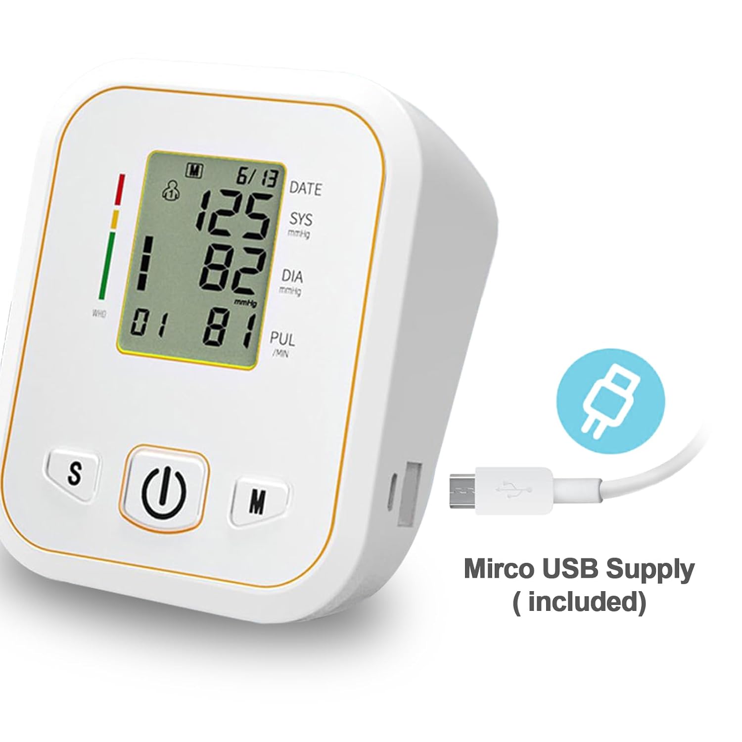 Tensiómetro Digital De Brazo Recargable Con VOZ de Calidad