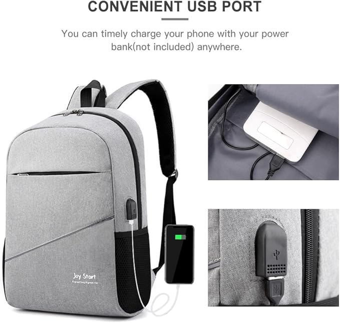 Set de Bolso Mochila Para Laptop, Morral Incluye USB 3 Piezas