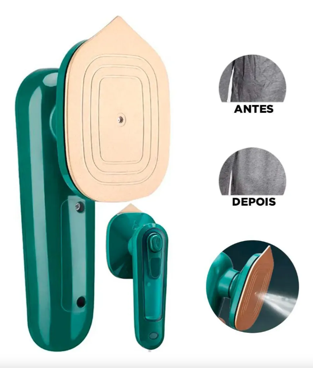 Mini Plancha Vaporizador De Ropa Portátil de Vapor En Seco