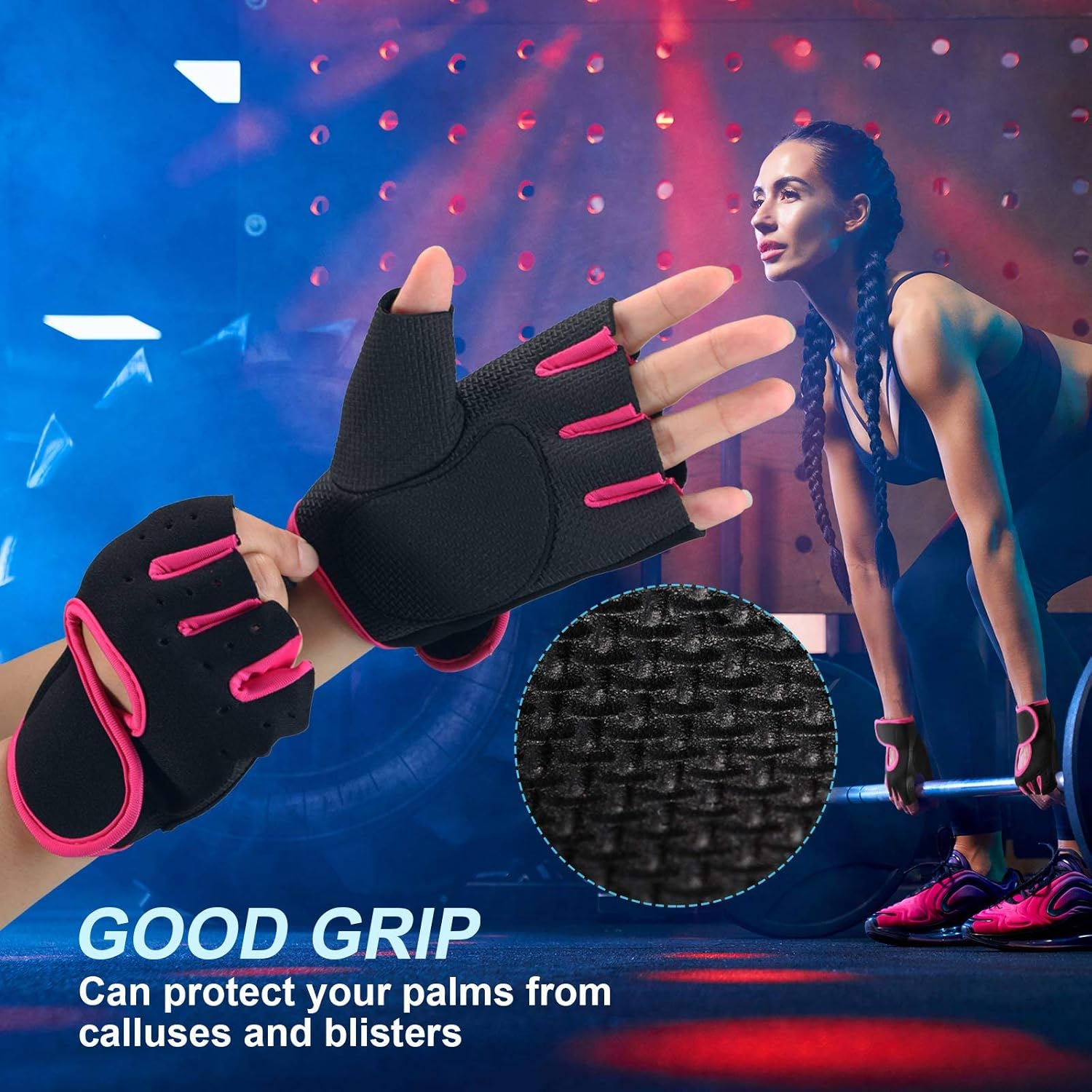 Guantes Bicicleta, Gym, Ejercicio, Neopreno, Antideslizante