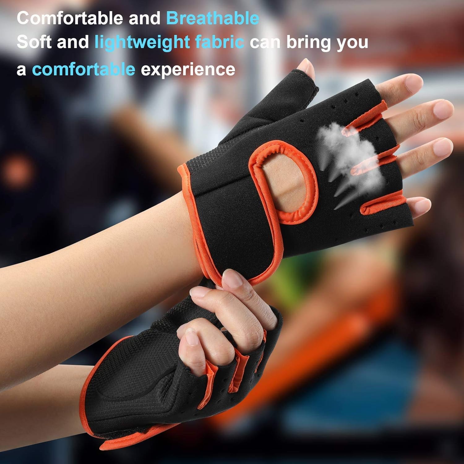 Guantes Bicicleta, Gym, Ejercicio, Neopreno, Antideslizante