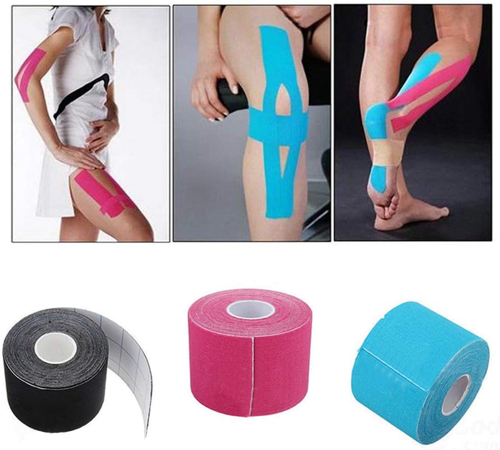 Cintas Vendas Banda Kinesiológicas Fitness Kinesiotape Rollo