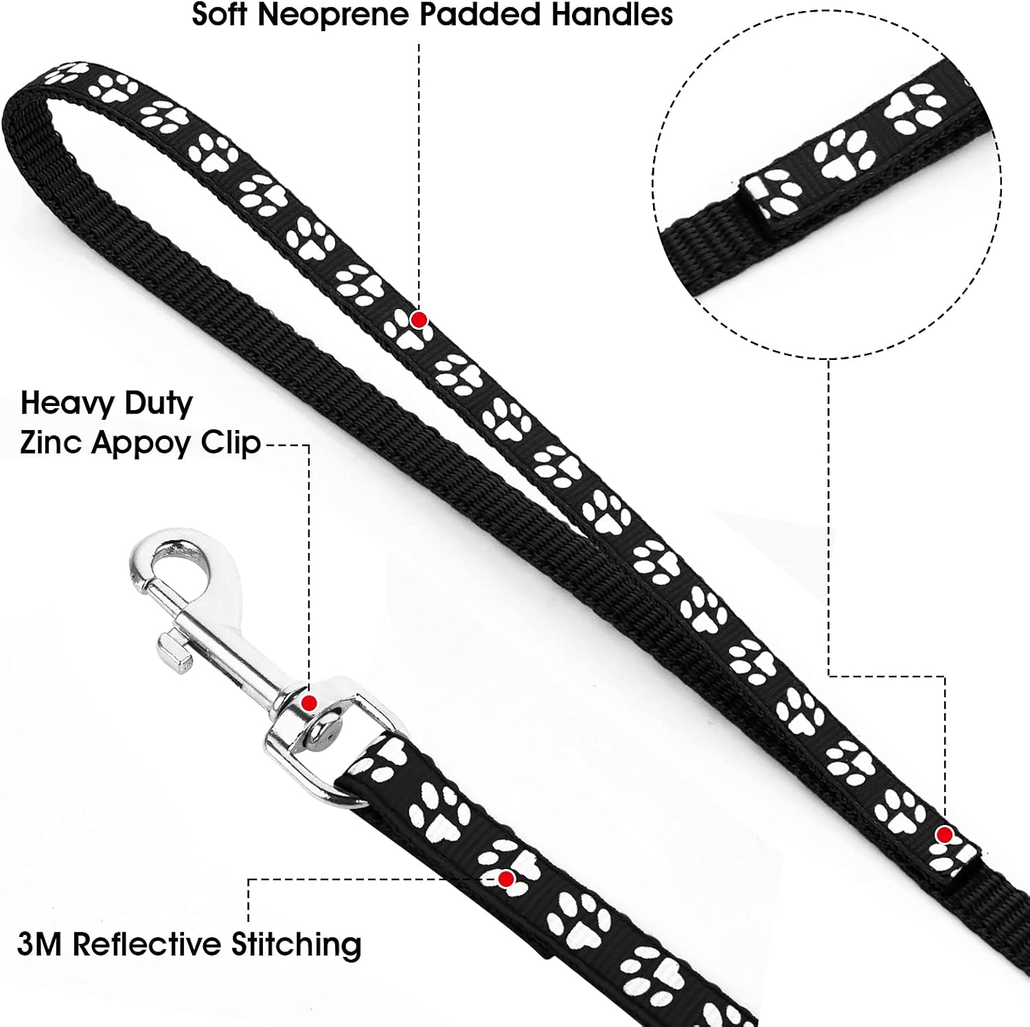 Collar y cuerda Para Mascota Ajustable Perro Gato Raza Talla Pequeña