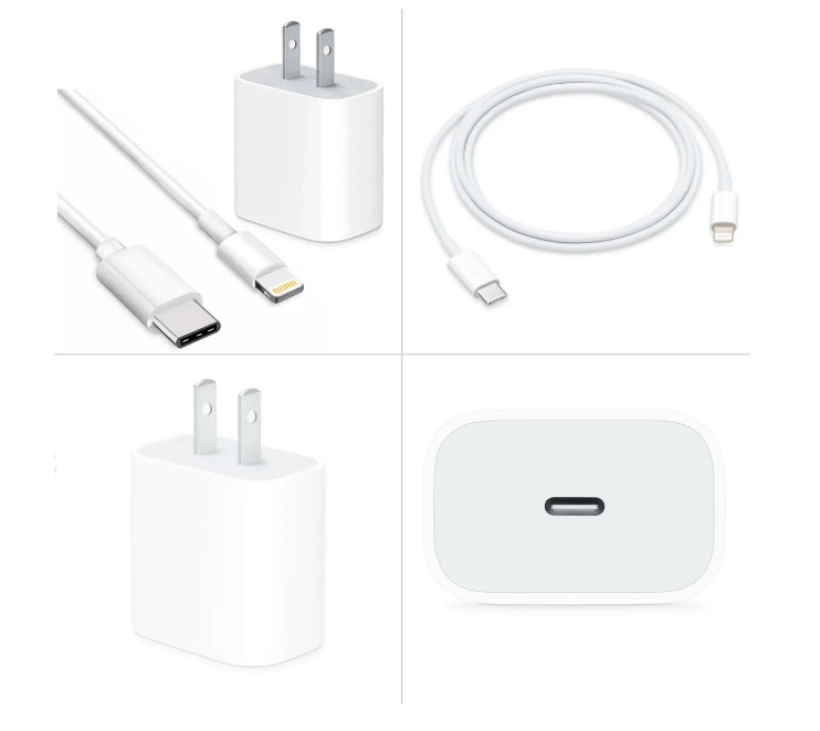 Cargador iPhone Certificado Carga Rapida 25w Apple Adaptador