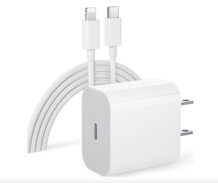 Cargador iPhone Certificado Carga Rapida 25w Apple Adaptador