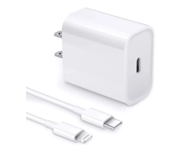 Cargador iPhone Certificado Carga Rapida 25w Apple Adaptador