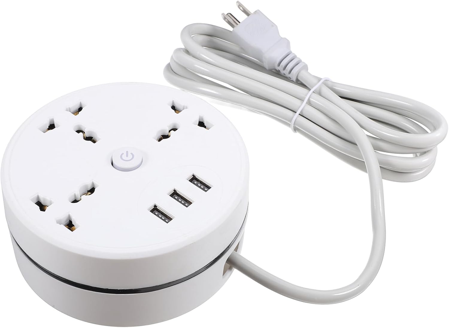 Regleta Electrica Movible 3 Toma Con 3 Puerto Usb multiuso 