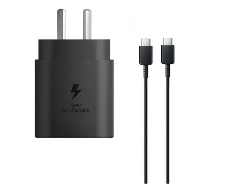 Cargador Samsung 25w Tipo C Carga Rápida Taco cubo