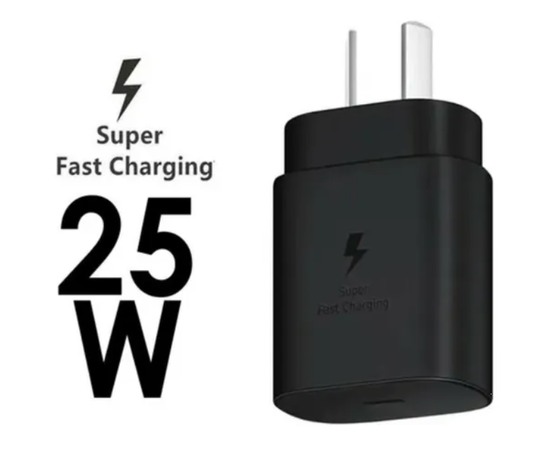 Cargador Samsung 25w Tipo C Carga Rápida Taco cubo