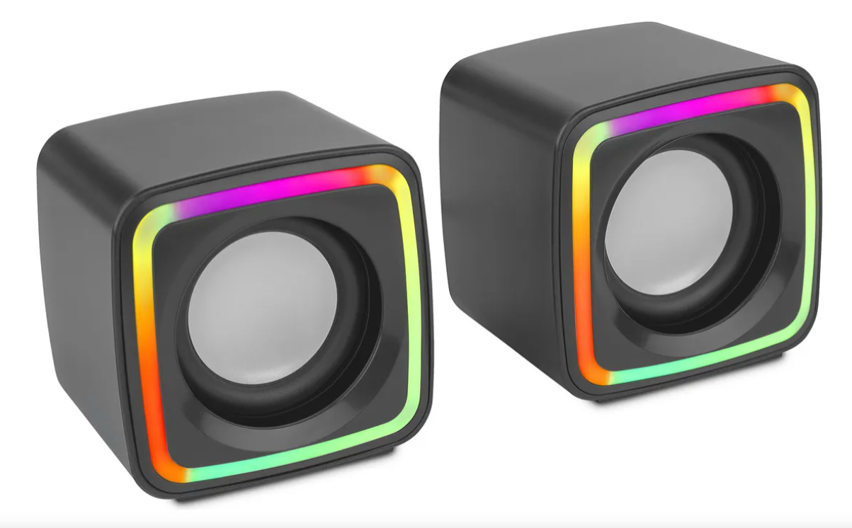 Corneta Bocina Altavoces Rgb Multimedia Para Pc Laptop Teléfono 
