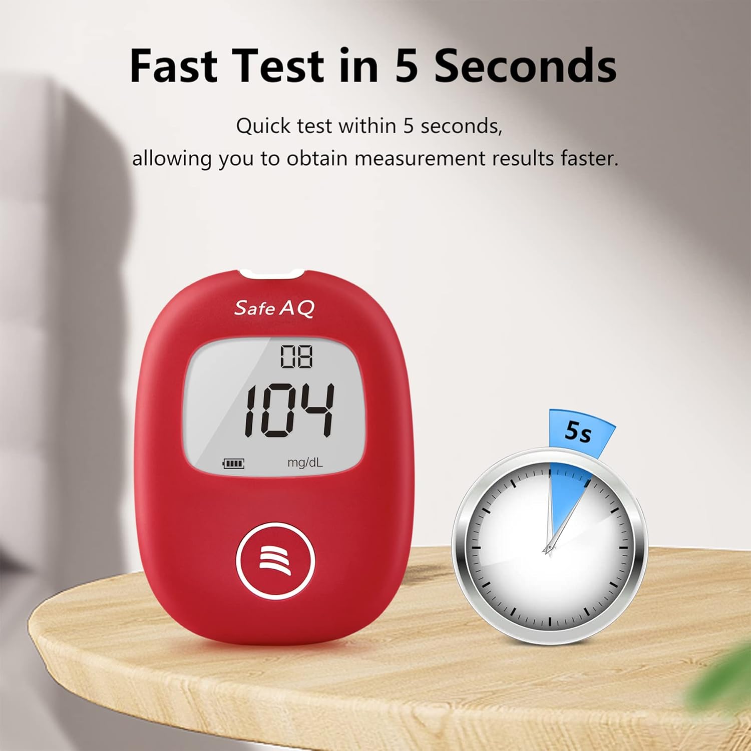 Glucometro Digital Sinocare 50 Tiras Reactivas + 50 Lancetas