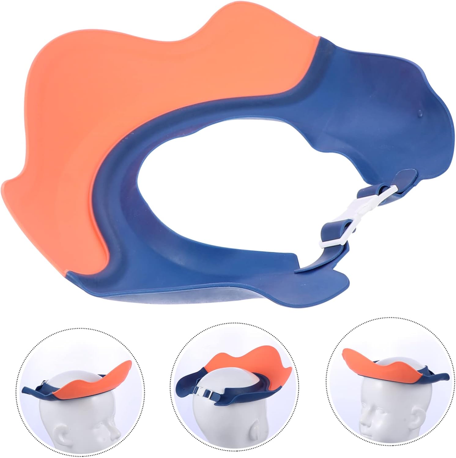 Gorro Para Baño ducha Protector De Ojos Y Orejas Para Niños