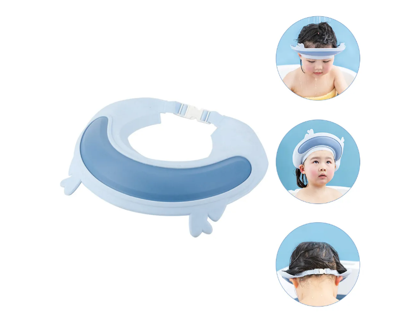 Gorro Para Baño ducha Protector De Ojos Y Orejas Para Niños