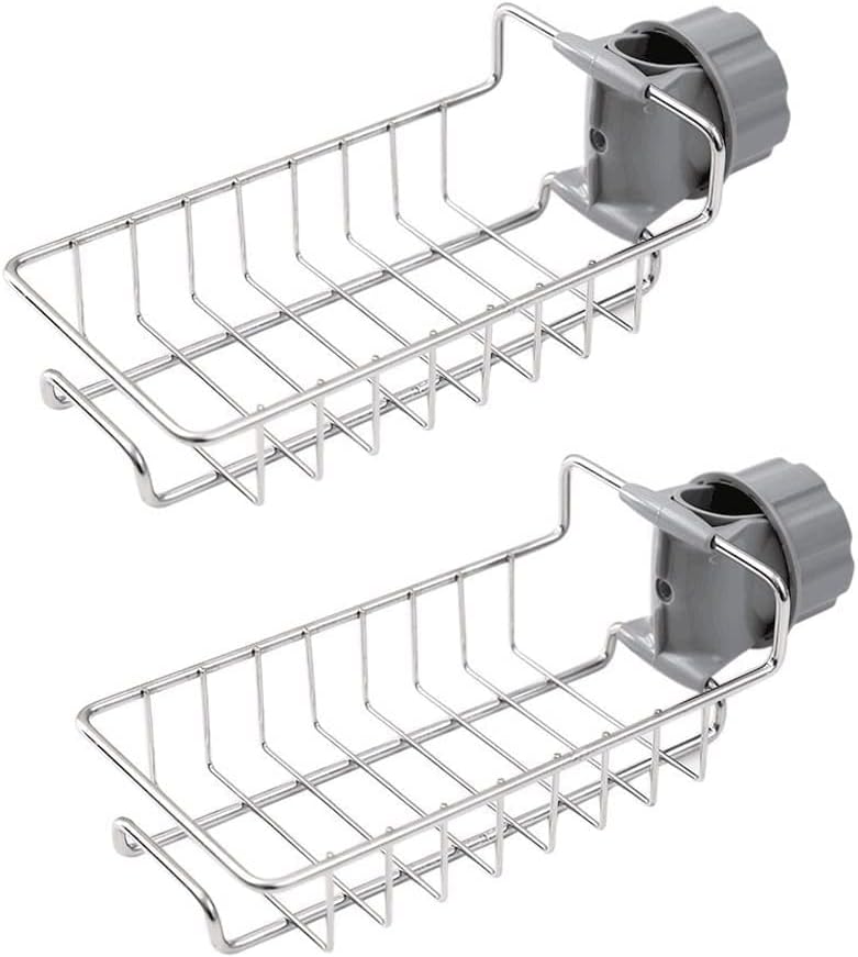 Soporte bandeja Esponja Para Fregadero Cocina baño de acero