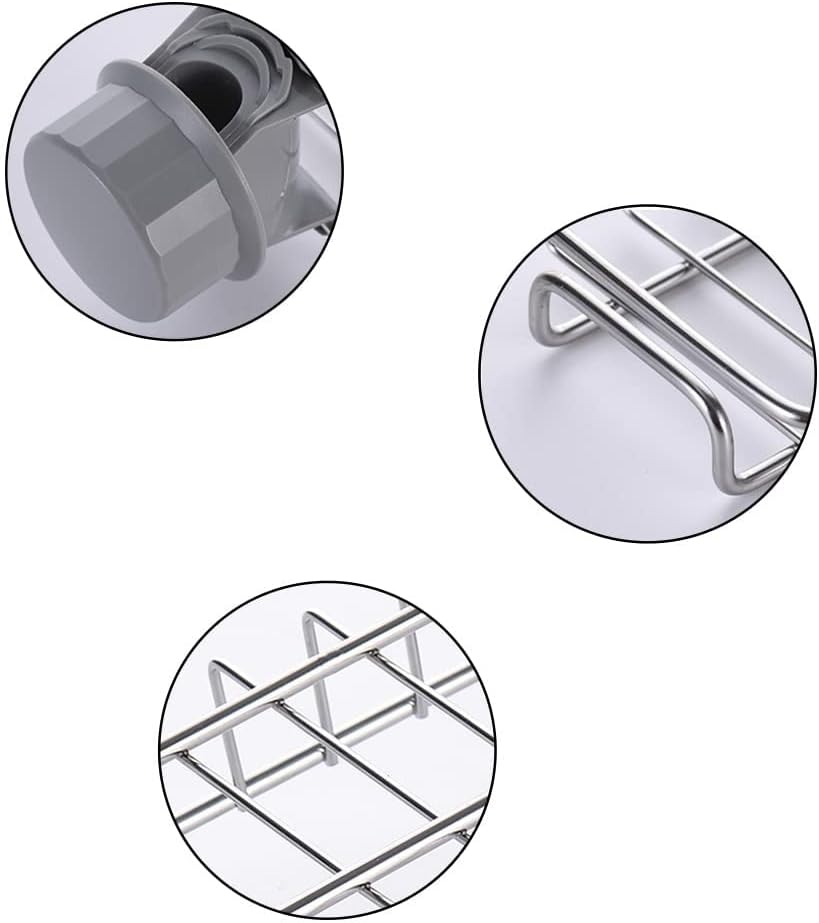 Soporte bandeja Esponja Para Fregadero Cocina baño de acero